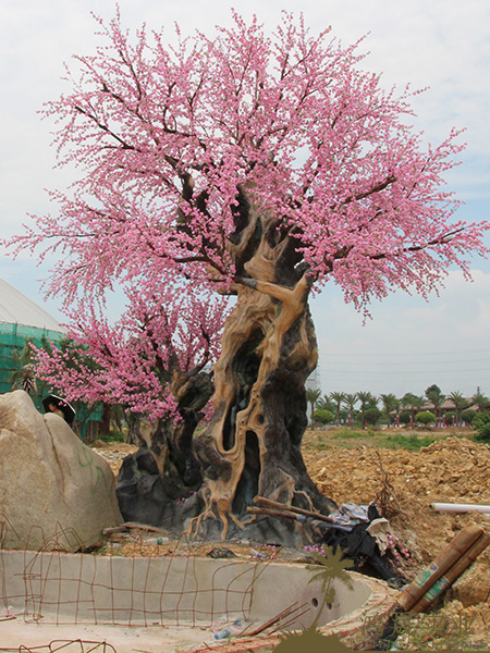 仿真桃花树
