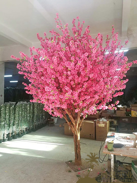 仿真桃花树