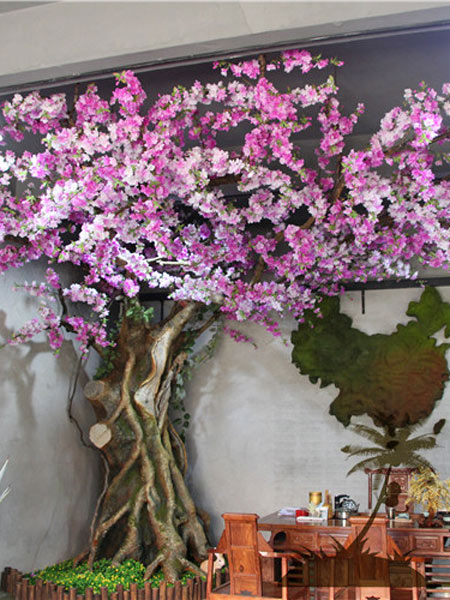玻璃钢樱花树