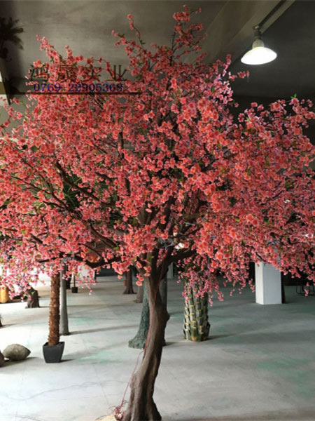 玻璃钢仿真桃花树