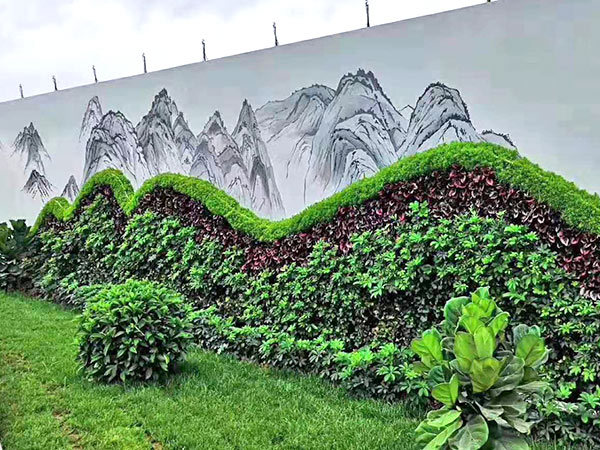 绿化带仿真植物墙