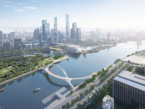 广州塔南广场配建珠江两岸人行景观桥工程