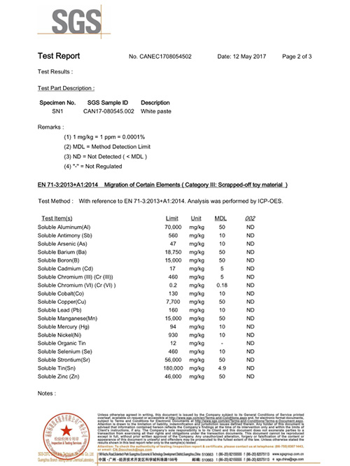检测报告泡棉水性胶2