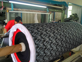 仔布复合网纱案例