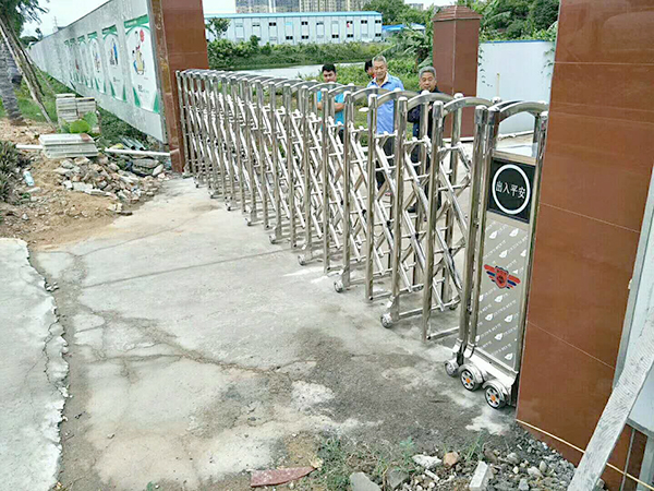 东莞高埗电动伸缩门案...