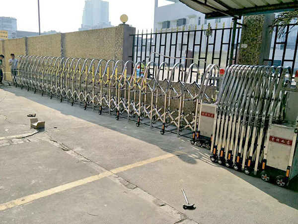 东莞石碣电动伸缩门案...