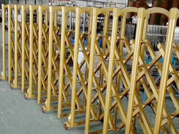 土豪金电动伸缩门