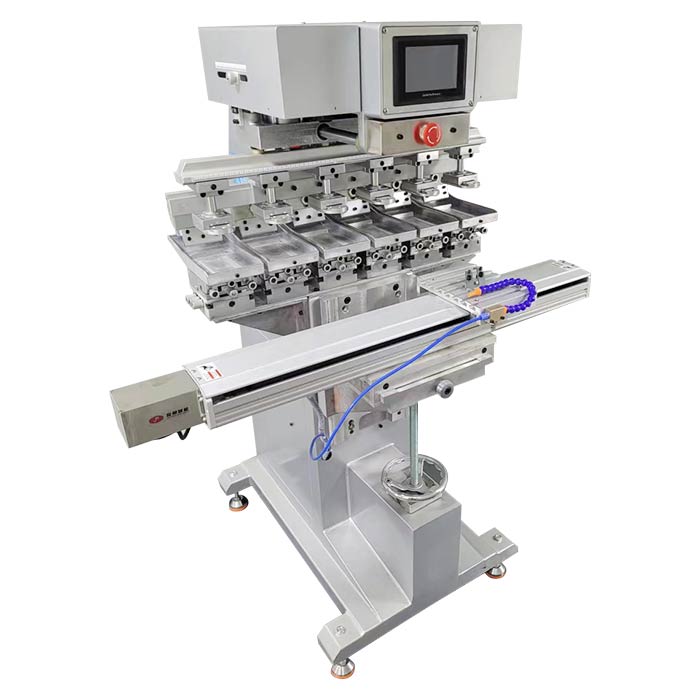 六色伺服穿梭移印机