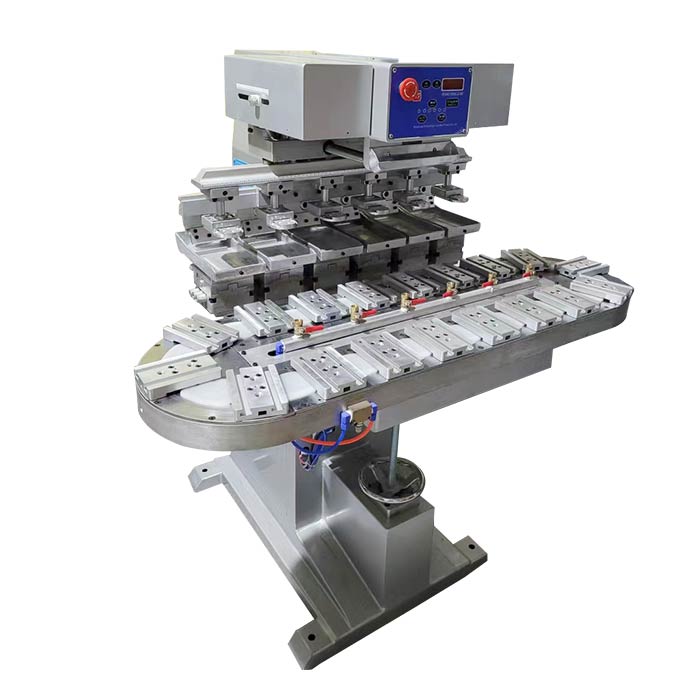 六色运输带移印机