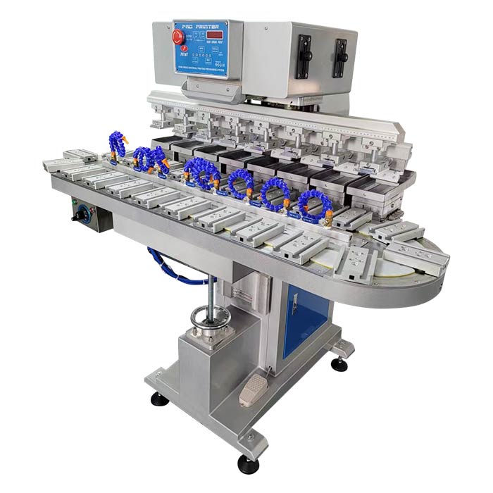 八色运输带移印机