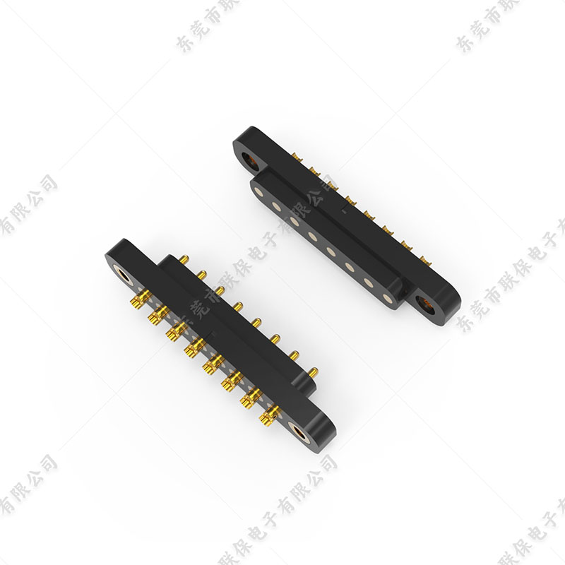 8PIN 焊线弹簧针连接器