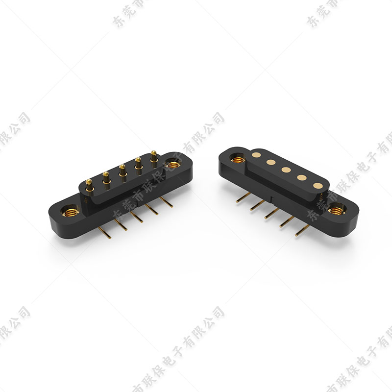 5PIN 折弯弹簧针连接器