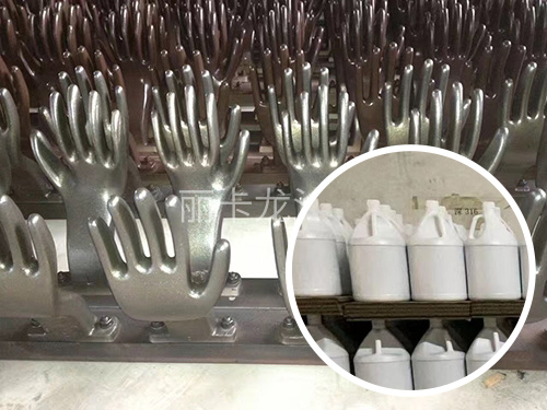 超强不粘涂料用于手套...