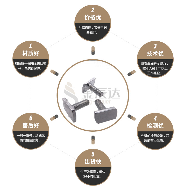 不锈钢T型螺丝