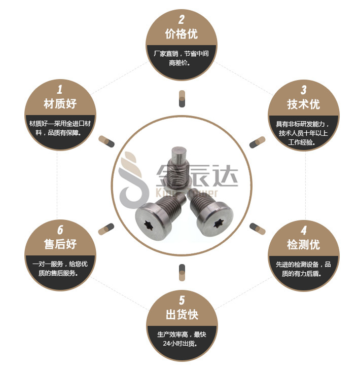 不锈钢非标螺丝