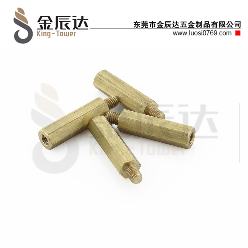电脑机箱六角黄铜柱