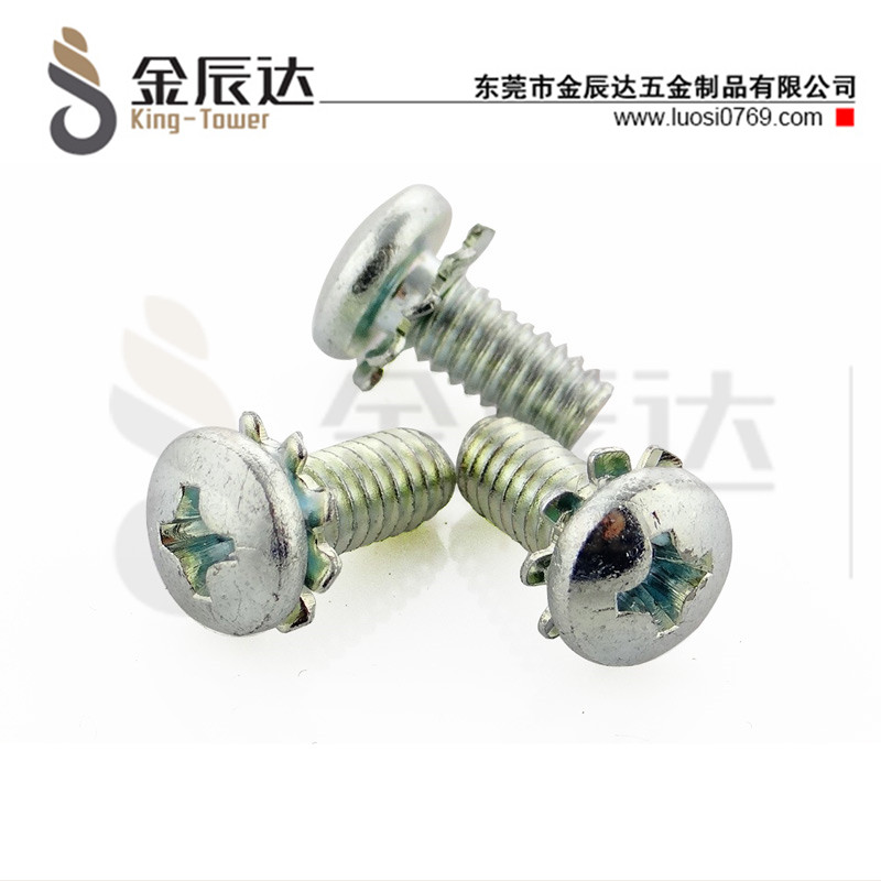 不锈钢花齿二组合螺丝