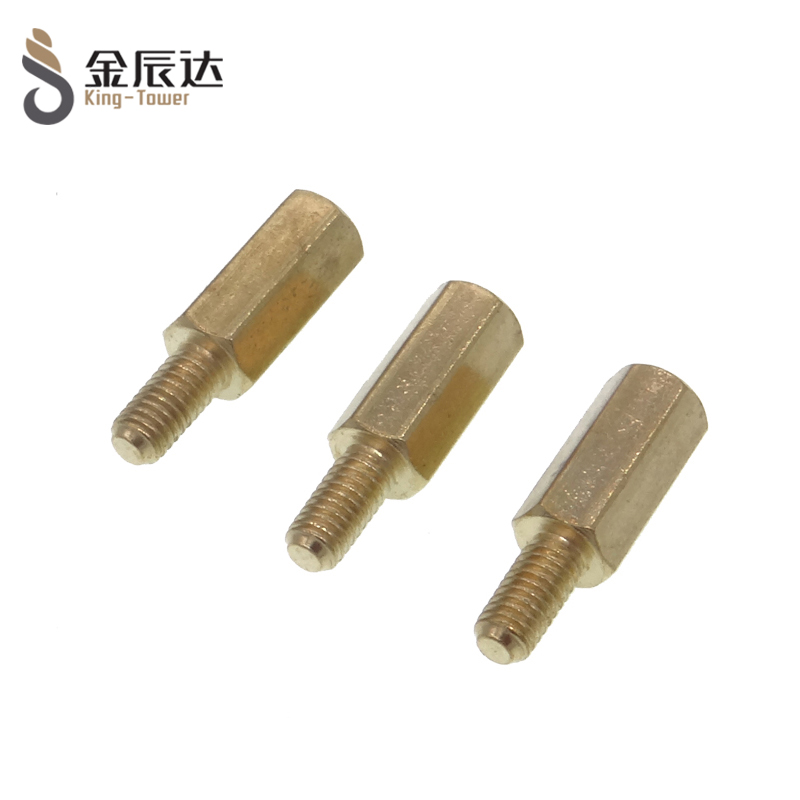 黄铜六角柱