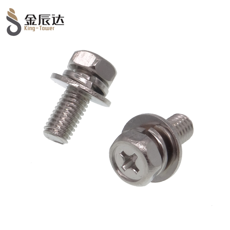 外六角十字三组合螺丝