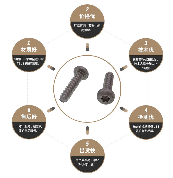  不锈钢自攻螺丝