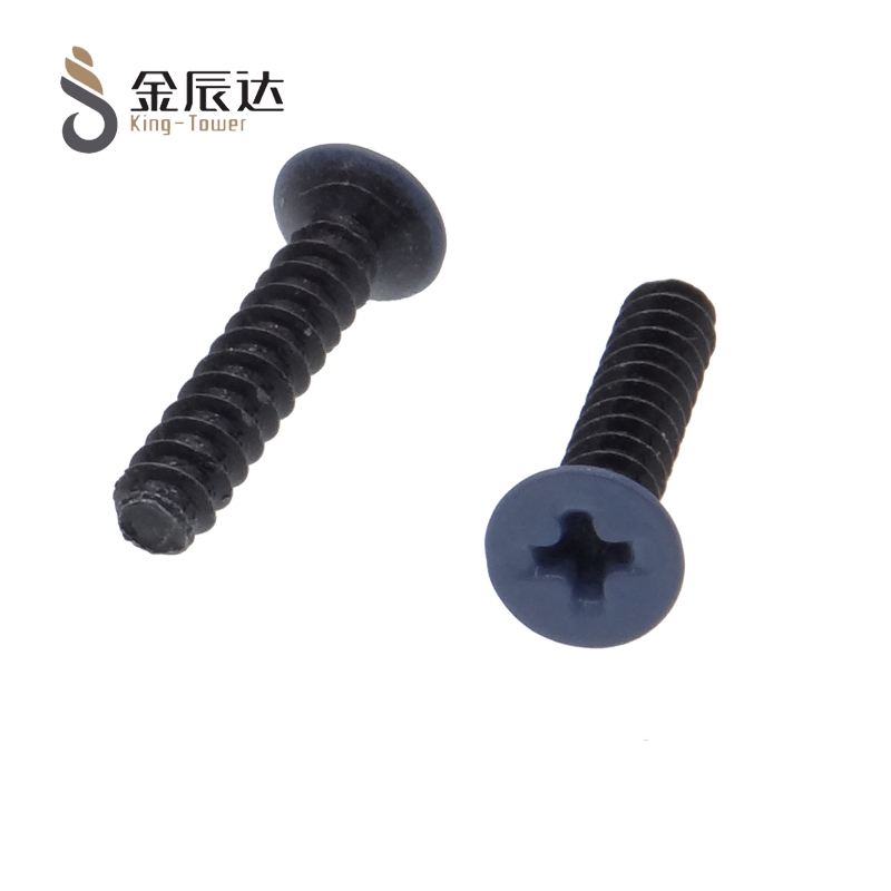 十字蓝色烤漆螺丝