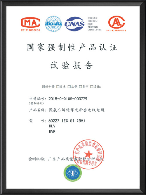 国家强制性产品认证