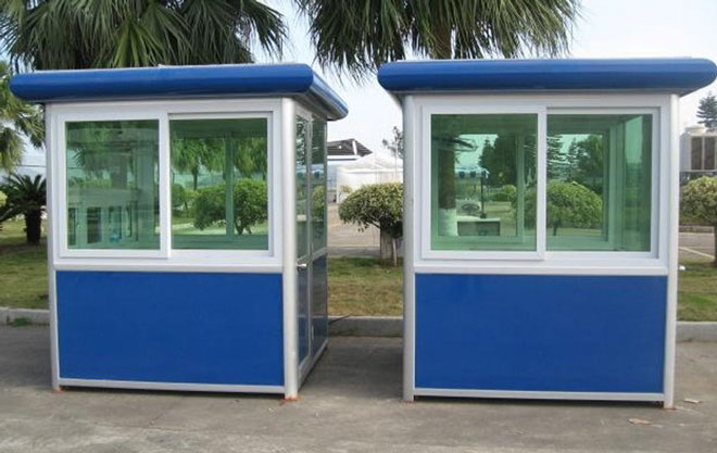 东莞大朗彩钢岗亭生产...