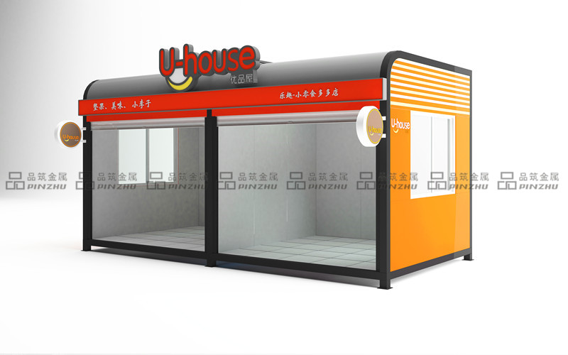 广州万达广场售货亭厂...