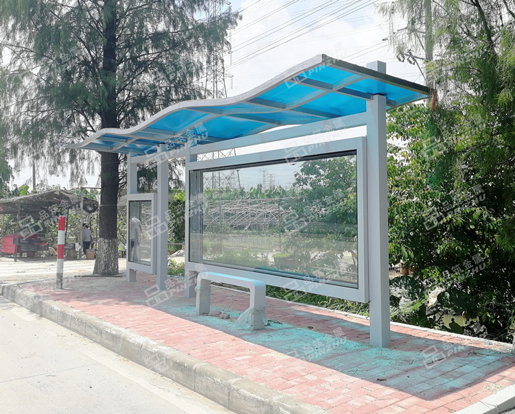 广州南沙公交候车亭制...