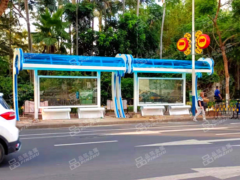 广西北海公交候车亭制...