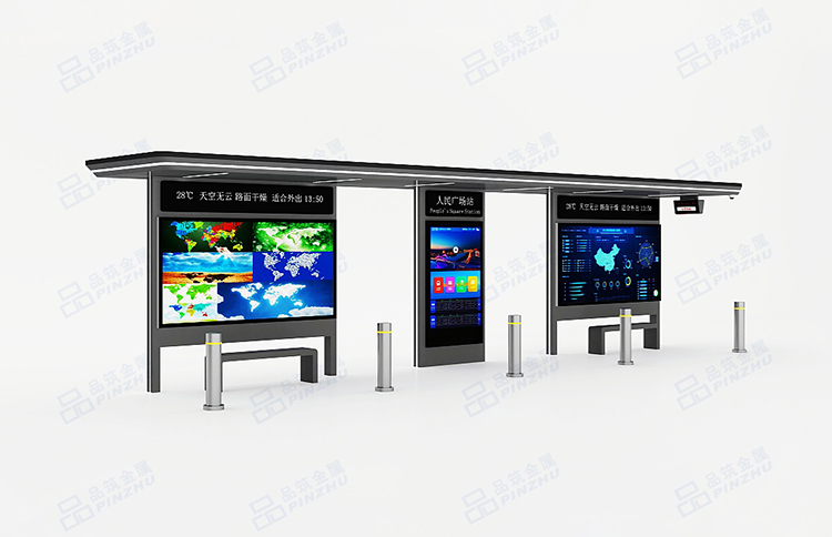 广州智能公交站台制作...
