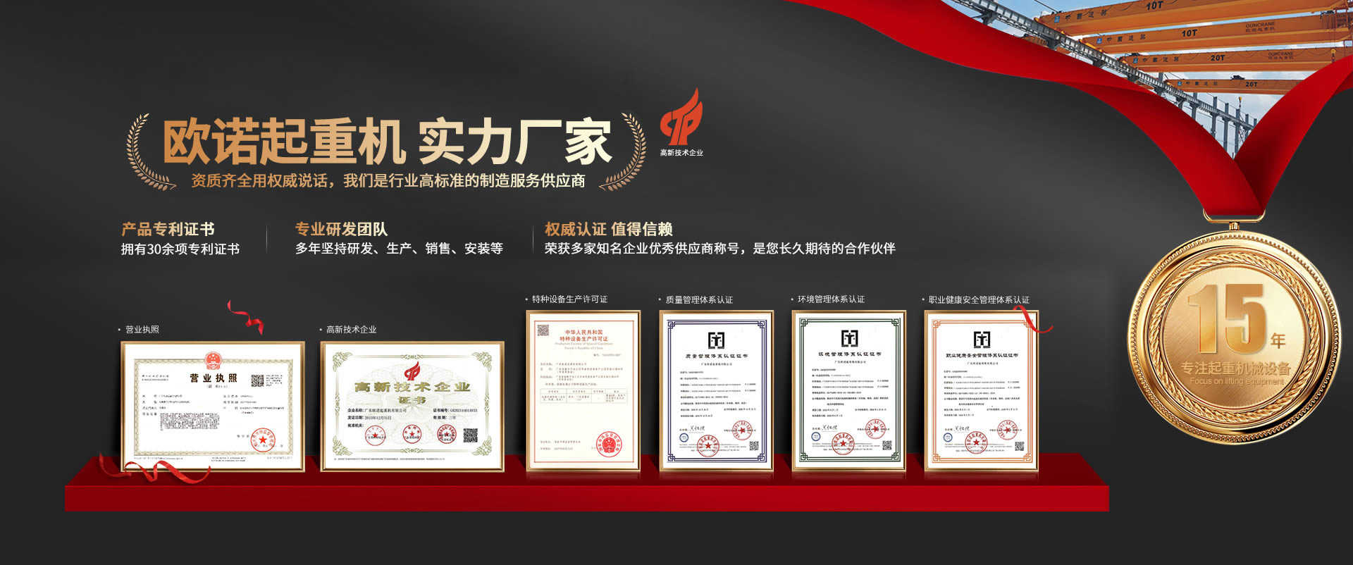 欧诺起重机 实力厂家