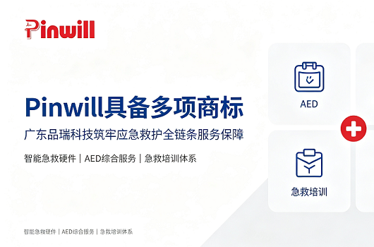 Pinwill 品牌商标获国家知识产权局受理 广东品瑞科技强化应急救护领域品牌布局
