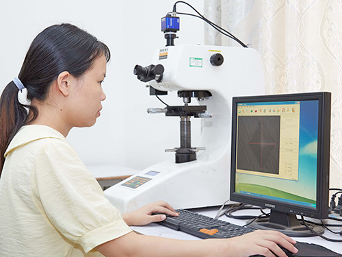 产品维氏硬度检测中