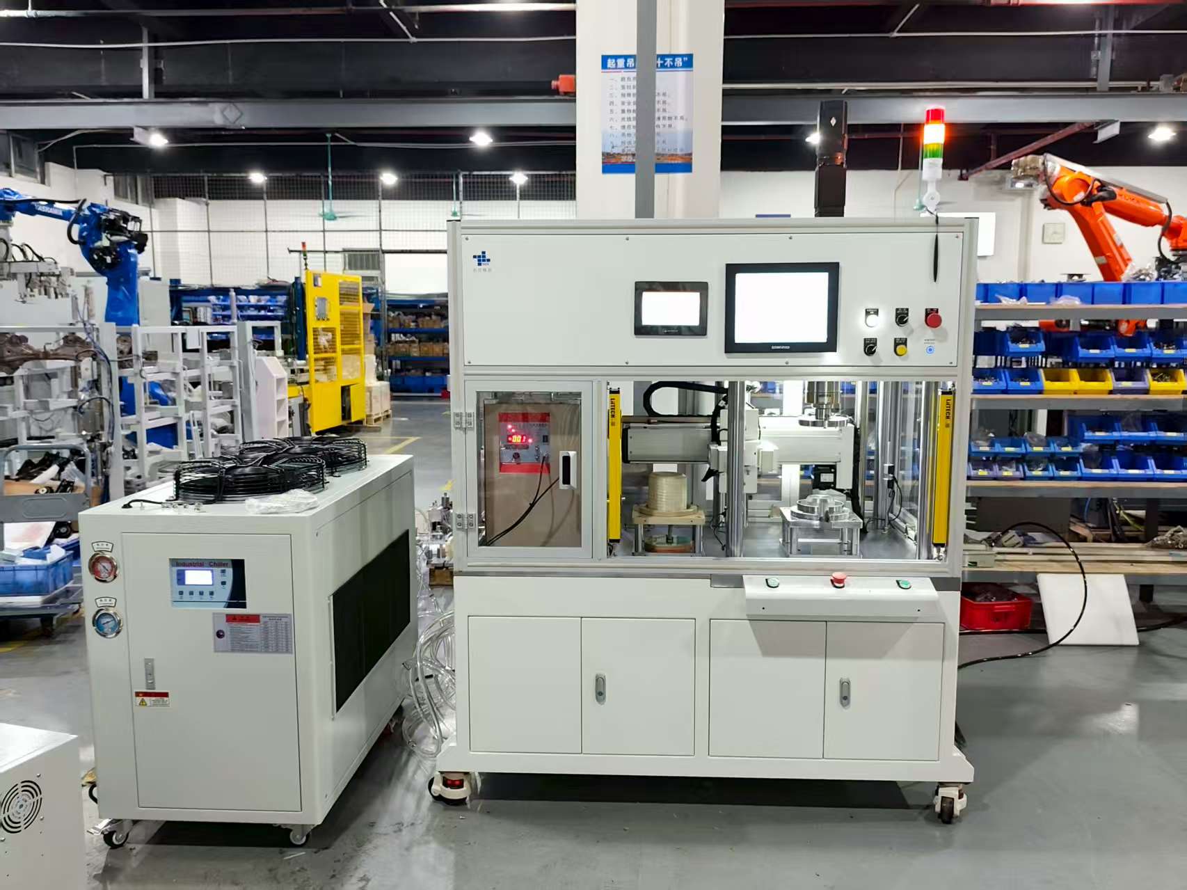 电机外壳与定子组装机，伺服压力机