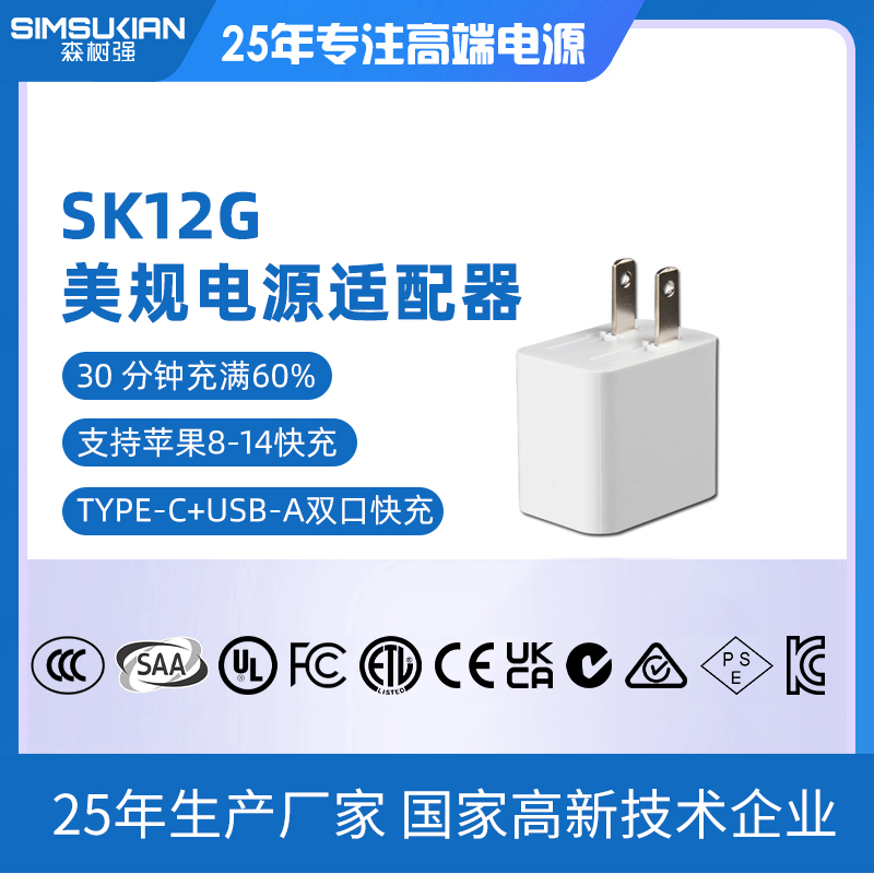 SK12G美规电源适...