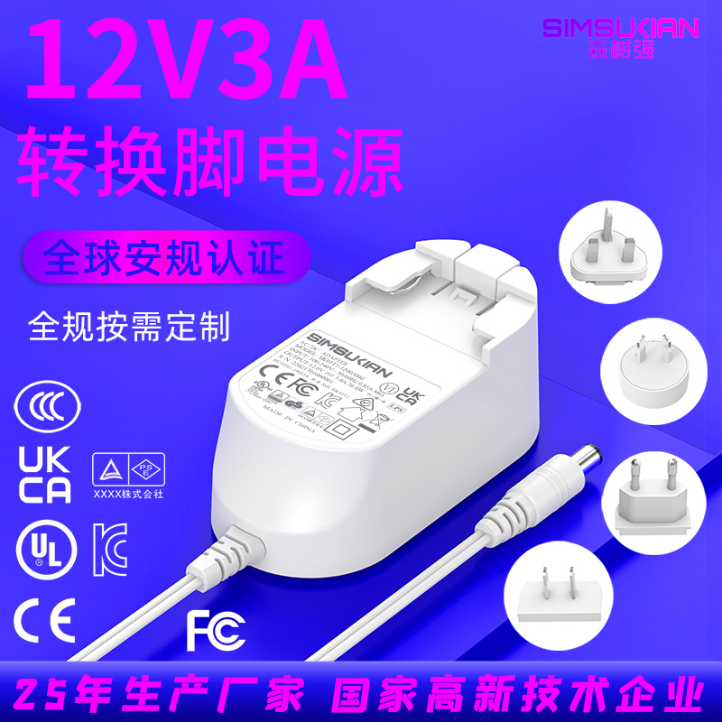 12V3A转换头