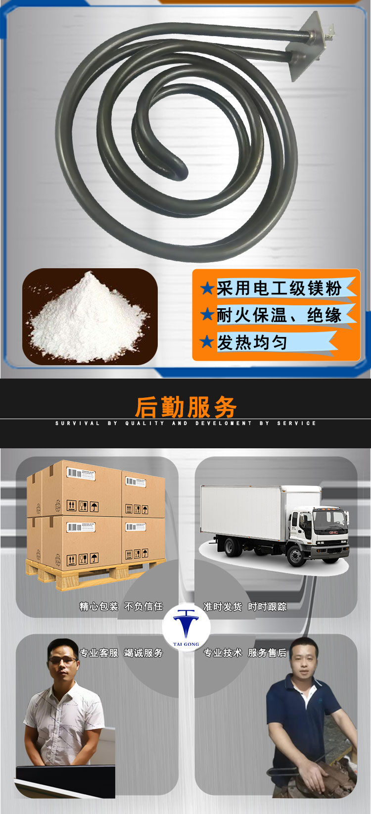 双层蚊香型发热管