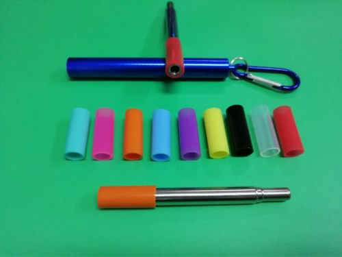 彩色硅胶吸管套