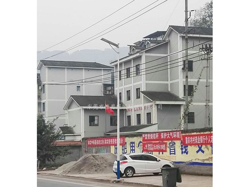 60W一体化太阳能灯照这新农村