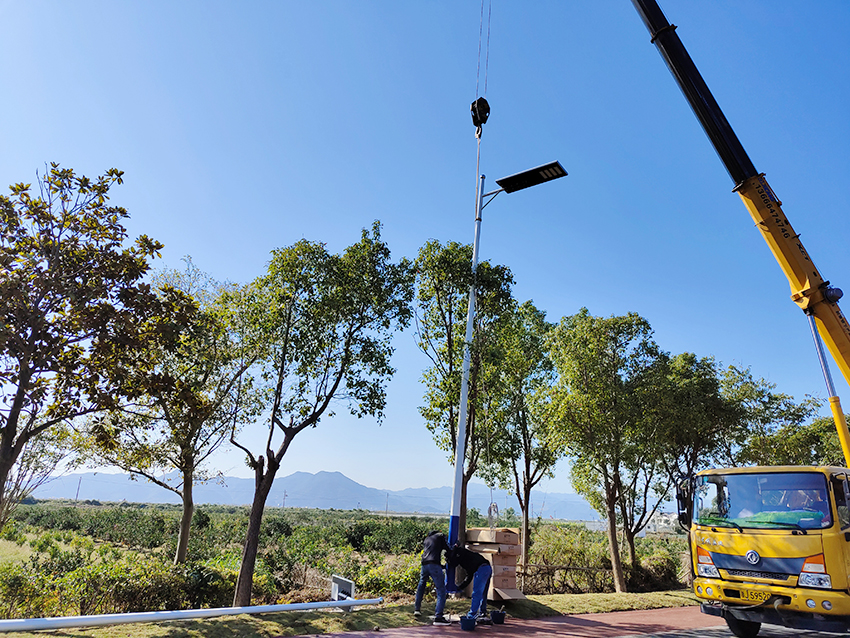 太阳能路灯安装
