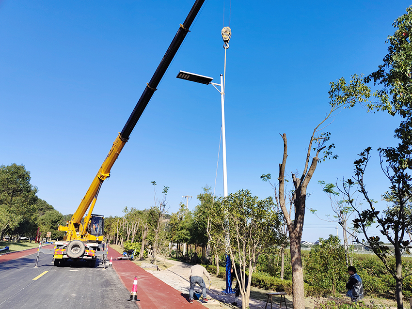 太阳能路灯安装