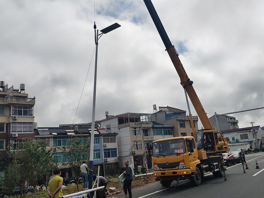 太阳能路灯安装