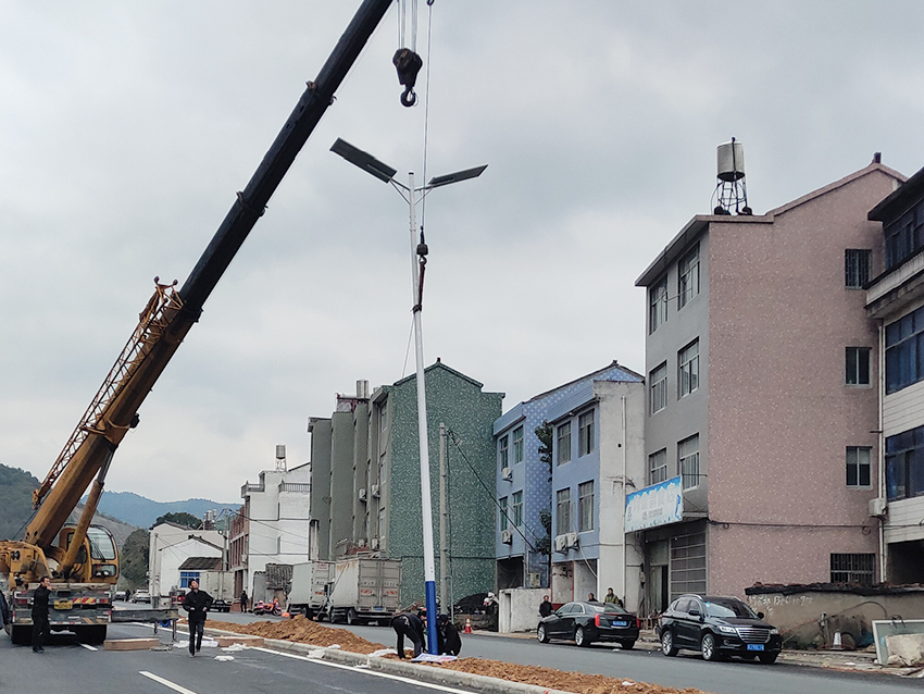 太阳能路灯安装