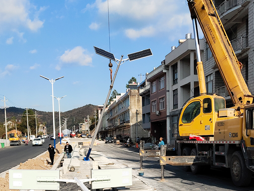 太阳能路灯安装