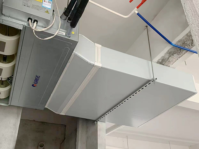 彩钢酚醛复合风管安装