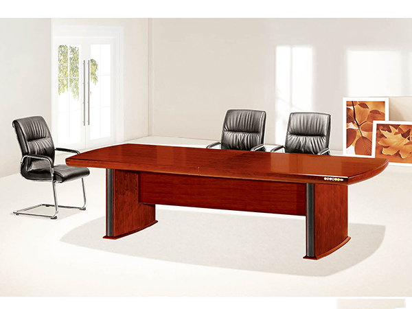 八人会议桌,实木会议...