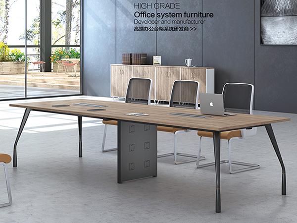 钢架板式会议桌20