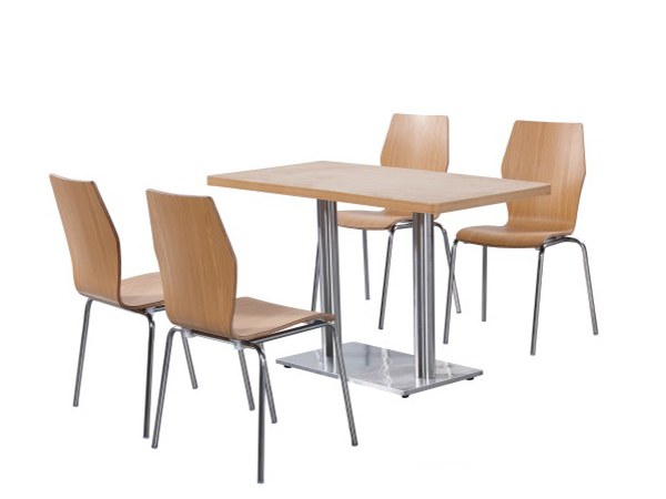 4人座的学生餐桌椅