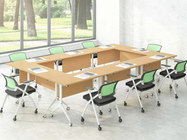 可折叠培训桌，可组合...